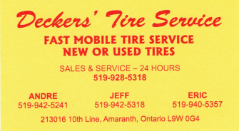 Deckers Tire Service